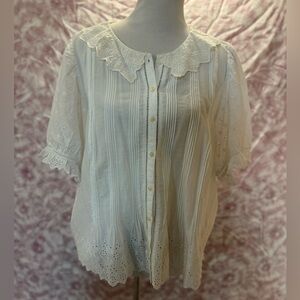 GAP x Doen Eyelet Blouse